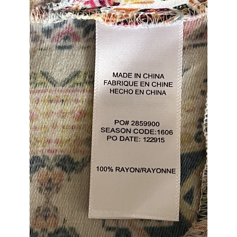 Splendid Womens Colorful Rayon Sleeveless "Taos" Print Maxi Dress Size L - Picture 5 of 10